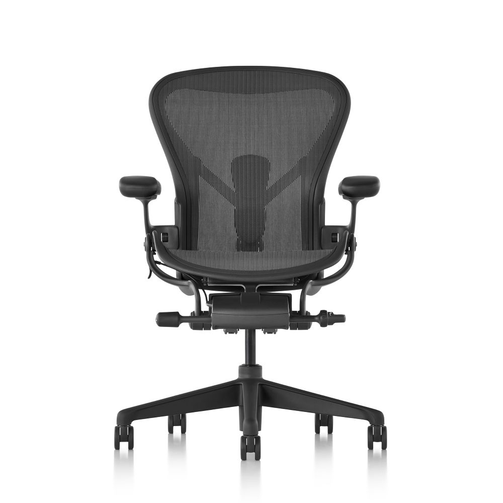 Herman Miller Aeron Graphite Front Herman Miller Aeron Graphite Front